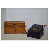 Lot Antique French Boulangerie Balance Scale &