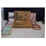 Two Cast Iron Gingerbread Mold & Cookbooks