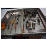 Vintage Stanley Handyman Cabinet Full Of Tools