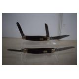 Two Vintage Western Foldable Knives - 652 & 658