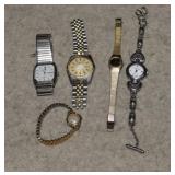 Seiko, Timex, & Brigton Watches - May Need Battery