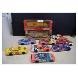 Die Cast Nascar Cars & Two Transporters