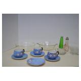 Vintage Lopt Clear Pyrex Bake Wake, Glass Salt &