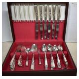 56 Piece Community Silverplate Flatware In Box