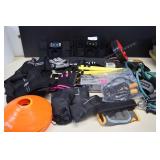 Workout Gear. Resistance Bands, Weighted Vest,