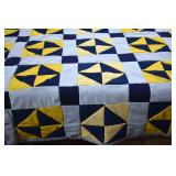 Hand Stitched Polyester Top Quilt,Good Cond. 88x69
