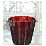 Vintage Royal Ruby (1940's) Ice Bucket