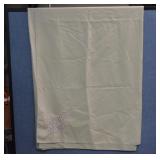 Vintage Large Cream Colored Table Cloth