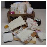 Box Full Of Vintage Lace Trims