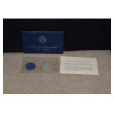 1972-S Eisenhower 40% Silver Dollar w/ COA