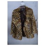 Diana Bosh Kid Goat Fur Coat Small
