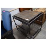 Wood and Metal Side Table