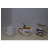 Vintage Lot Casey Pottery Milk Cow Pitcher MORE