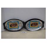 Two Servo King Sizzling Platters. New