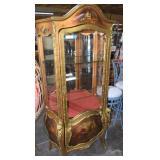 Outstanding Antique French Display with Painted