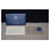 1972-S Eisenhower 40% Silver Dollar w/ COA