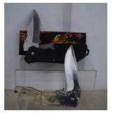 Two Buckshot Foldable Knives - One Is New In Box