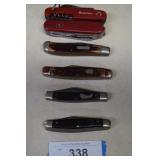 Camillus, Frontier, Boker, Swiss Knives