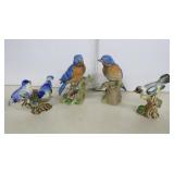 Four Vintage Porcelain Bird Figurines