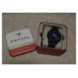 Fossil AirwaysWatch in Tin w/ Leather Band #FS5503