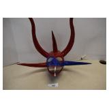 Vejigante Colorful Mask Large Diablo Folk Art