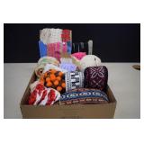Box Of Vintage Sewing Trims