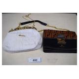 Fendi Knock Off Purse & White Plastic Purse