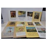 12- Vintage Advertising Prints.