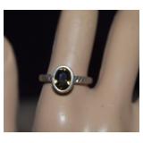 Sterling Barse Brown Stone Ring