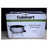 New Cuisinart Electric Fondue Set