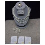 Replica Jackie Kennedy Pearl Parure** w/ COAs