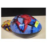 Spiderman Bike Helmet w/Flashing Lights