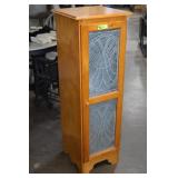Wood Pie Chest w/Tin Doors. 16'x16'x48'