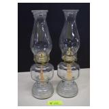 Two Vintage Oil Lamps