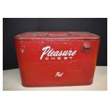 1950's Pleasure Chest Metal Soda Cooler With