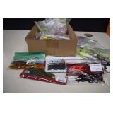 12 Packages Of jigs & Spinners & 18 Packages Soft