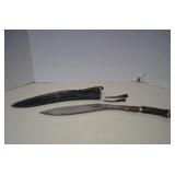 Vintage Nepal Kukri 3 Knife Set