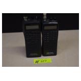 Two Radio Shack Hyper Scan Scanners