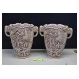 Two Ceramic Japanese Vases