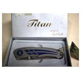 New Gigand,Titan Folding Knife, By Fred Carter