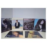 Vintage Lot Vinyl Records - Bon Jovi,  Cher,  MORE