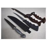 Assorted Knives,Filet,Gut Hook & Dagger,16' Needs