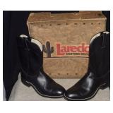 Slightly Used Black Laredo Western Boots Sz 7-1/2D