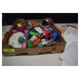 Large Lot Of Punch Embroidery Floss & Patterns