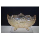 Vintage Jeannette Glass Lombardi Console Bowl In