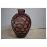 Vtg. Wheatonware  Amethyst Honeycomb Vase