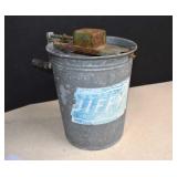 1930's Jiffy Galvanized Hand Crank Ice Cream