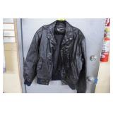 Members Only Leather Jacket Size 42
