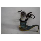 Antique Jewish Yahrzeit Lamp/Star Of David Bulb