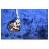 Purple Amethyst Heart Pendant Necklace